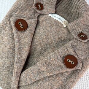 Anthropologie Charlie & Robin‎ Wool Blend Double Breasted Cardigan Bell Sleeve